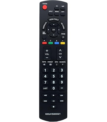 N2QAYB000485 Remote Control Replacement for Panasonic Plasma Viera